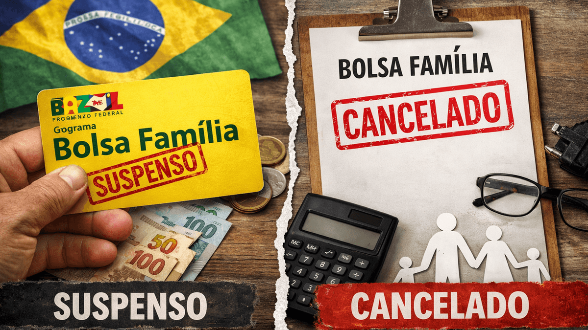 BOLSA FAMÍLIA CANCELADO SUSPENSO