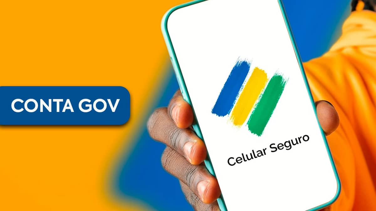 Celular com logo do Celular Seguro