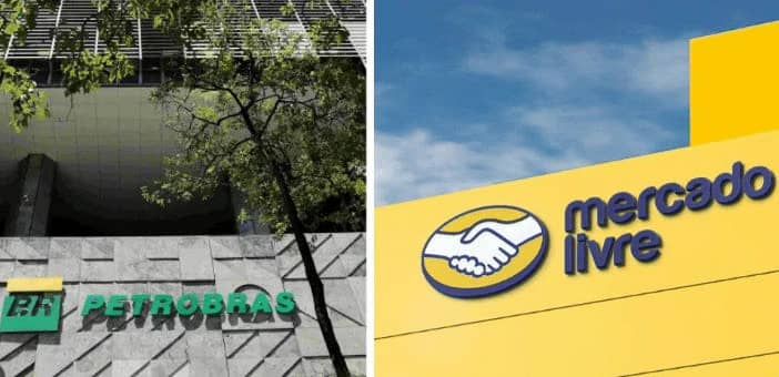 Mercado Livre e Petrobras