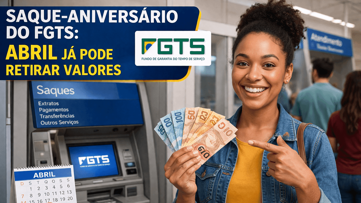 SAQUE-ANIVERSÁRIO FGTS ABRIL