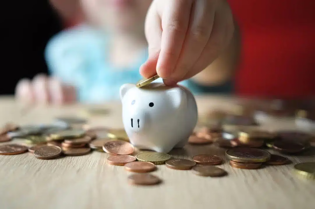 Porquinho com moedas