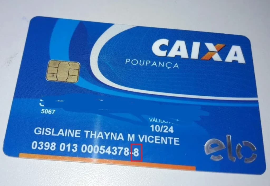 o q é dv da conta caixa